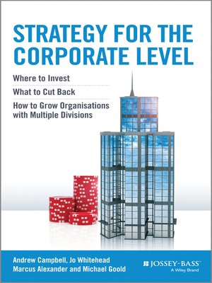 cover image of Strategy for the Corporate Level
